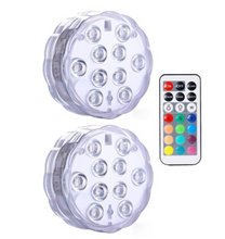Load image into Gallery viewer, LEDFantasy - Change Any Backyard From 'Meh' To 'Wow' - IP68 Waterproof 16 Color Submersible LED Lights